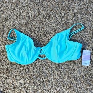 Turquoise bikini top from Forever 21